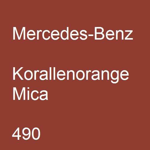 Mercedes-Benz, Korallenorange Mica, 490.